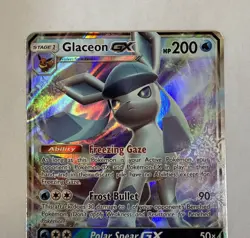 Glaceon GX 39/156 Ultra Prism Ultra Rare Pokemon Card (NM) - Image 2