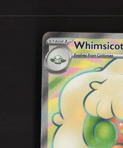 Whimsicott ex 157/086 White Flare Full Art Ultra Rare Holo Pokemon Card NM - Image 3