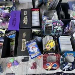 Huge Pokemon Card Collection -some sealed, 3 binders, tins, Boxes, lot of cards - Image 4