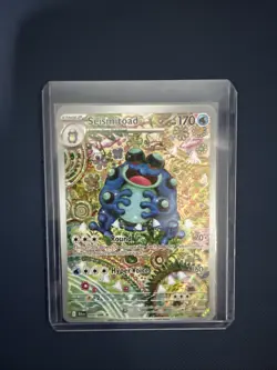 Pokemon English Seismitoad IR 105/086 Black Bolt Holofoil Card, Near Mint - Image 1