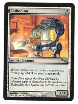 Magic The Gathering MTG - Mirrodin MRD 2003 - #149 Cathodion NM FOIL x1 - Image 1