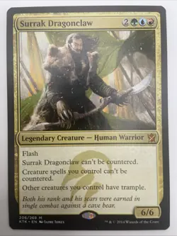 MTG Surrak Dragonclaw - Khans of Tarkir, English Magic NM Near Mint - Image 1