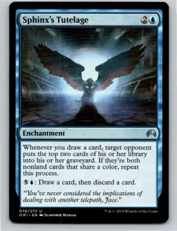 Magic the Gathering Sphinx's Tutelage Magic Origins MTG Free Shipping! - Image 1