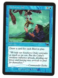 Magic The Gathering MTG - Onslaught ONS 2002 - #62 Airborne Aid NM FOIL x1 - Image 1