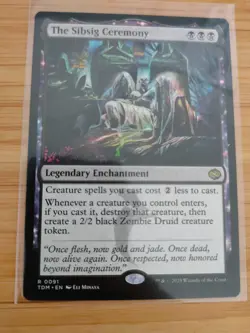 MTG The Sibsig Ceremony 0091 Tarkir: Dragonstorm M/NM Free UK P&P - Image 1