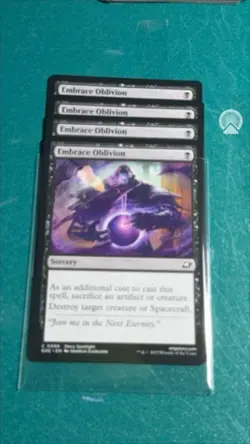 MTG Edge of Eternities - Embrace Oblivion x4 - Image 1