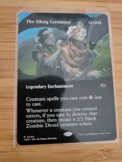 MTG The Sibsig Ceremony (Borderless) 0340 Tarkir: Dragonstorm M/NM Free UK P&P - Image 1
