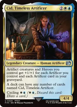 Cid, Timeless Artificer #420~ Final Fantasy [ NM ] [ Magic MTG ] - Image 1