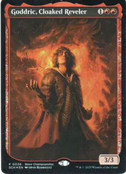 MTG: Game Day & Store Championship Promos: Foil Goddric, Cloaked Reveler: LP Con - Image 1