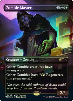 FOIL Zombie Master ~ WPN Promos [ NearMint ] [ Magic MTG ] - Image 1