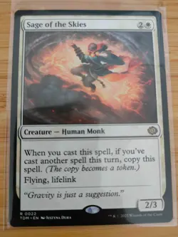 MTG Sage of the Skies 0022 Tarkir Dragonstorm M/NM Free UK P&P - Image 1