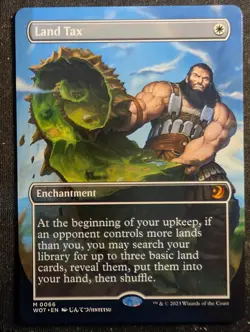 Land Tax - Anime Borderless - Wilds of Eldraine (MTG) - Image 1