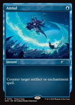 Annul 394 EOE Promo 2025 Blue Instant MTG Carlos Palma Cruchaga WOTC Uncommon - Image 1