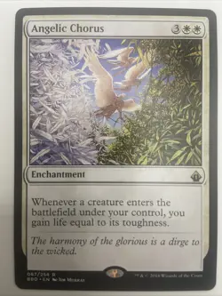 MTG Angelic Chorus, NM-Mint, English Battlebond - Image 1