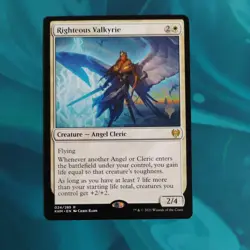 024 🛡 Righteous Valkyrie 🗡 - MTG Magic The Gathering - Promo⚡ Kaldheim NM-Mint - Image 2