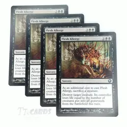 Flesh Allergy x4 Playset 4x MTG Magic the Gathering Scars of Mirrodin SOM - Image 1