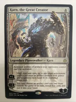MTG Karn, the Great Creator War of the Spark Regular-NM - Image 1