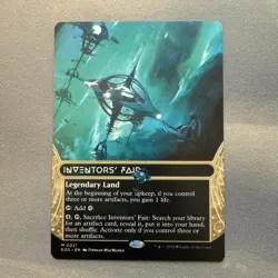 Inventors' Fair MINT 0021 Borderless EOS Stellar Sights MTG Rare Land Unplayed - Image 1