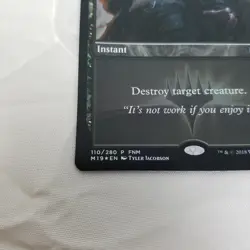 3x MTG FOIL Murder M19 Friday Night Magic FNM Promo NM Near Mint Never Played - Image 4