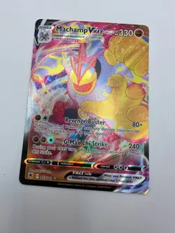 Pokemon Karte TCG Machomei VMAX 073/189 Astralglanz Holo Rare Englisch NM - Image 2