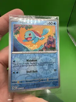 Squirtle Promo 007/165 S&V 151 - Pokemon Center Exclusive - NM PACKFRESH - Image 3