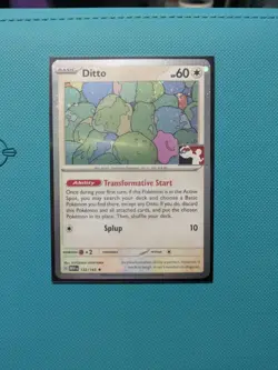 Ditto 132/165 Play Pokemon Prize Pack 6 Stamped Scarlet & Violet 151 Cosmos Holo - Image 1