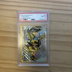 2016 Pokemon XY Fates Collide Lugia Break 79/124 PSA 8 NM-MT - Image 1