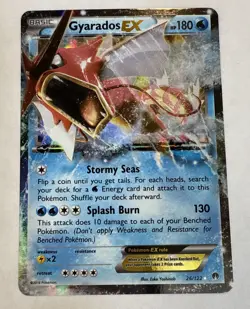 TCG Pokemon 2016 Pokemon Gyarados EX XY Breakpoint 26/122 - NM - Image 1