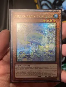 Yugioh! NM Mulcharmy Purulia - INFO-EN027 - Quarter Century Secret Rare - 1st Ed - Image 1