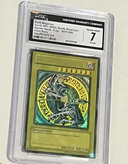 Yugioh CGC 7 MISPRINT Dark Magician SDY-006 HEAVY FADED ERROR Ultra Rare Unlim - Image 3
