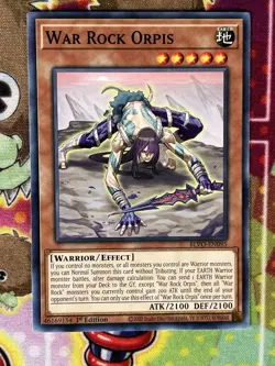 Yugioh War Rock Orpis BLVO-EN095 Single - Image 1