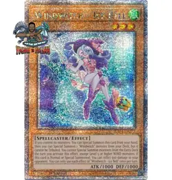 Yugioh! 1x Windwitch - Ice Bell RA04-EN273 Quarter Century Secret Rare 1st Ed NM - Image 1