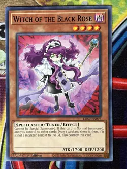 Yugioh Witch Of The Black Rose LDS2-EN097 Single - Image 1