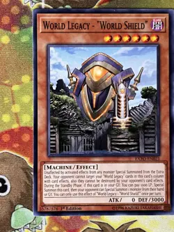 Yugioh World Legacy - "World Shield" EXFO-EN021 Single - Image 1