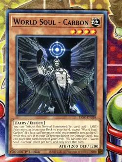Yugioh World Soul - Carbon LIOV-EN028 Single - Image 1