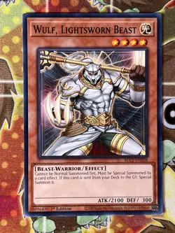 Yugioh Wulf, Lightsworn Beast BLC1-EN058 Single - Image 1