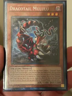 Dracotail Mululu JUSH-EN005 Collector’s Rare 1st Ed. NM yugioh - Image 1