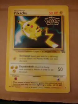 Pokemon Black Star Promo Card No.4 Kids WB Presents POKEMON The First Movie - Image 1