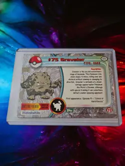 Pokemon Card - Geodude #74 - Topps Series 1 - Black Logo - Image 2