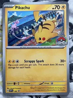 Pokemon Card Pikachu (Promo) 190 World Championship 2024 📈🔥 - Image 1