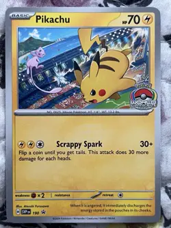 Pokemon Card Pikachu (Promo) 190 World Championship 2024 📈🔥 - Image 2