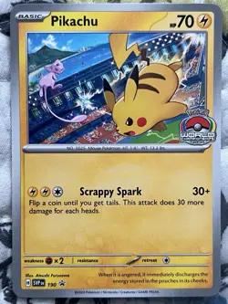 Pokemon Card Pikachu (Promo) 190 World Championship 2024 📈🔥 - Image 3