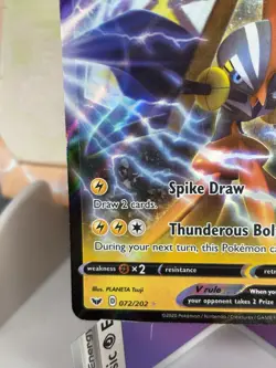 Tapu Koko V - 072/202 Swsh01: Sword & Shield Holo Ultra Rare Pokemon Card TCG - Image 4