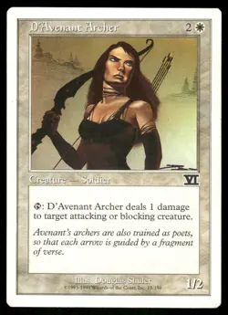 D'Avenant Archer 6th Edition MTG Magic the Gathering card - Image 1