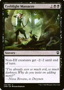 X 1 Eyeblight Massacre NM Commander 125 MTG Magic The Gathering - Image 1