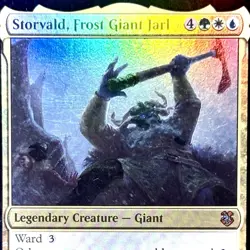 Storvald, Frost Giant Jarl - FOIL - MTG - AFC - 055/062 - MYTHIC ~ NM - Image 1