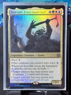 Storvald, Frost Giant Jarl - FOIL - MTG - AFC - 055/062 - MYTHIC ~ NM - Image 2