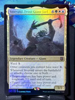 Storvald, Frost Giant Jarl - FOIL - MTG - AFC - 055/062 - MYTHIC ~ NM - Image 3