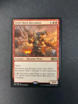 Glint-Horn Buccaneer - M20 - Promo - Core Set 2020- Magic the Gathering - MTG - Image 1