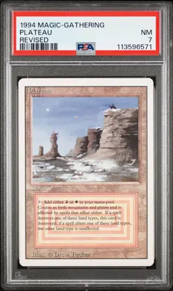 1994 MTG REVISED PLATEAU PSA 7 - Image 1